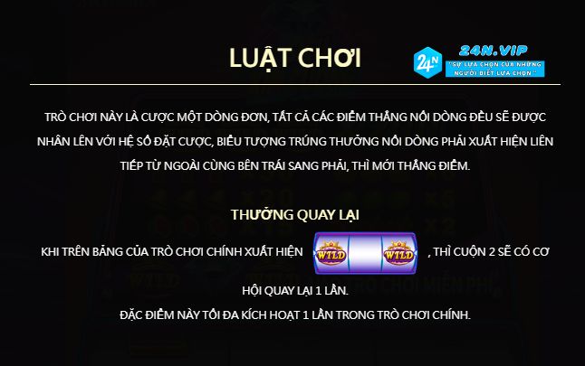 Luật chơi Slot Siêu Kim Cương Trên Nhà Cái 24N